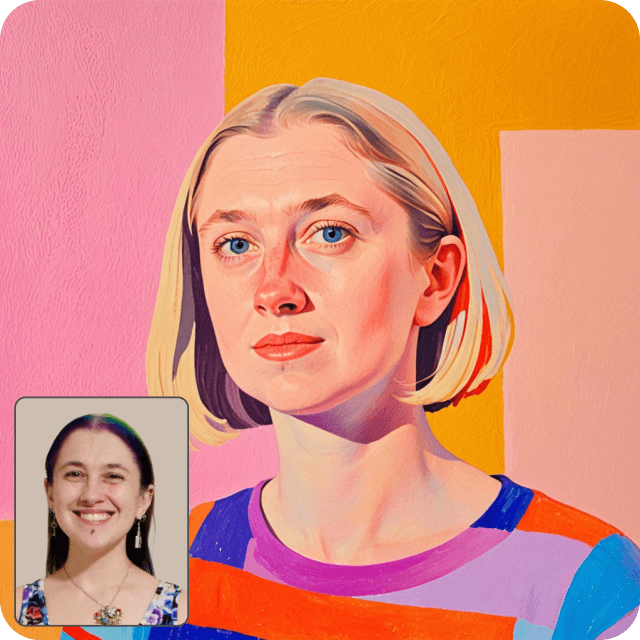 Portrait in the style of Salvador Dalí